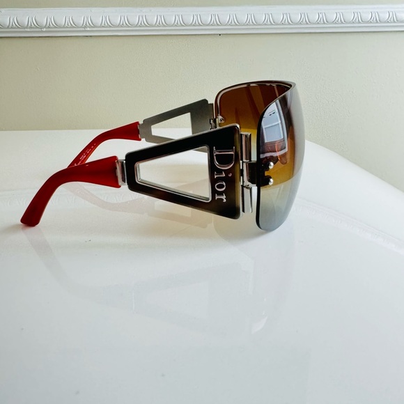 RARE❤️‍🔥 Vintage Dior gold rimless sunglasses - Picture 5 of 11